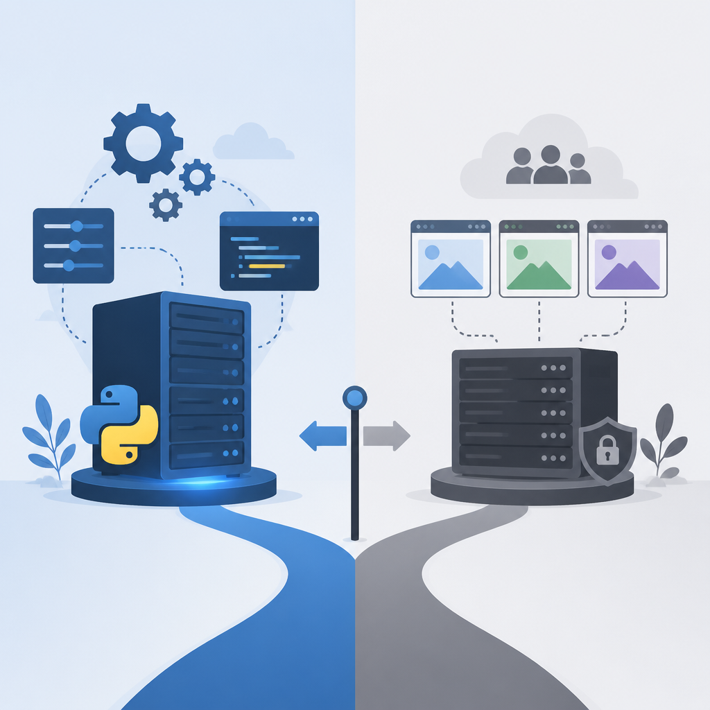 مقایسه vps هاست پایتون اشتراکی: راهنمای جامع انتخاب