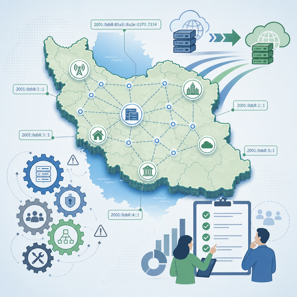 ipv6 مهاجرت چالش‌ها ایران — راهنمای جامع و عملی