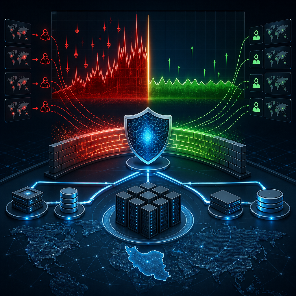 مقابله با حملات ddos سایت‌های: راهنمای عملی و مستند