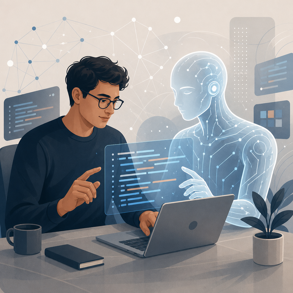 تولید کد با کمک هوش: راهنمایی عملی برای بهره‌وری و ایمنی